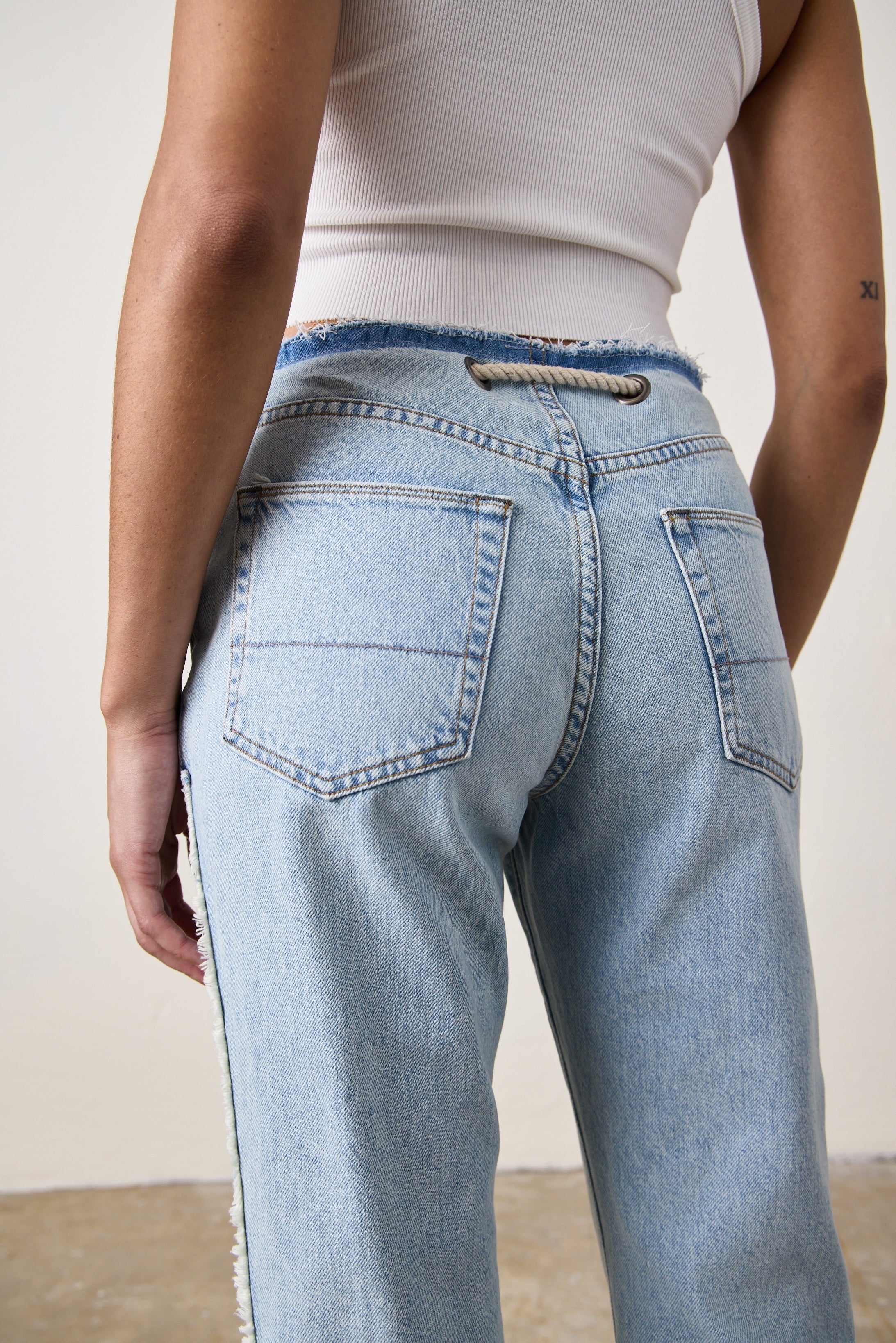 Penny Relaxed Tie Waist Jean