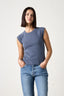 CHLOE FITTED SLUB JERSEY TEE