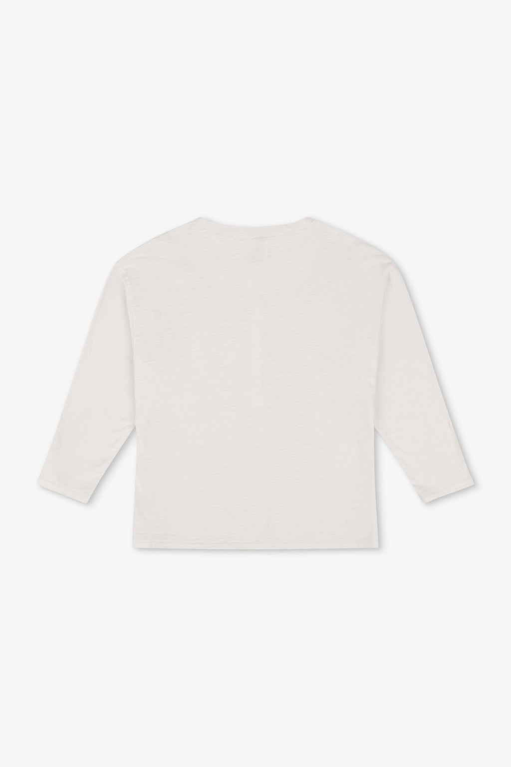 Hazel Boxy Slub Jersey Henley