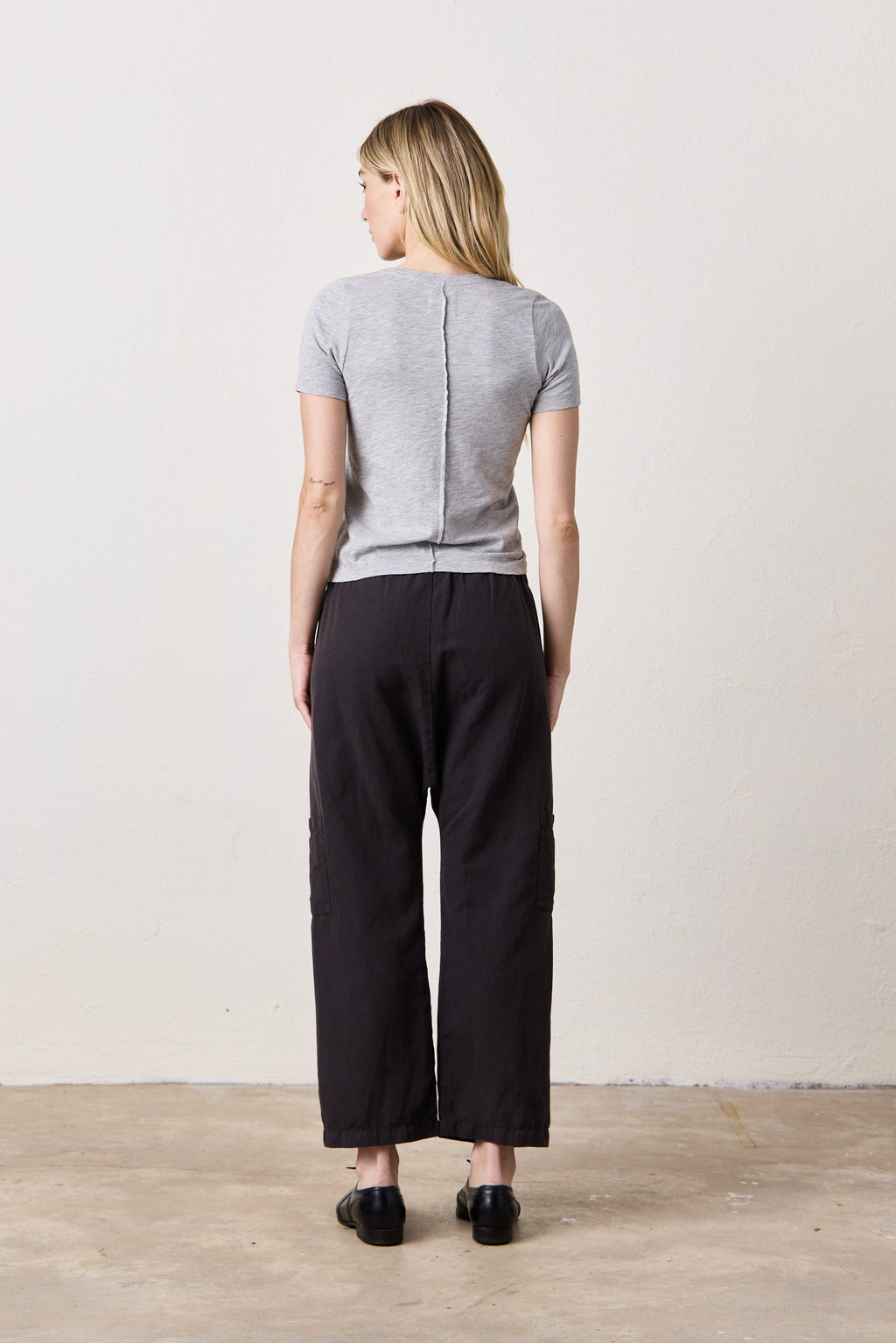 Tally Slim Fit U Neck Vintage Jersey Tee