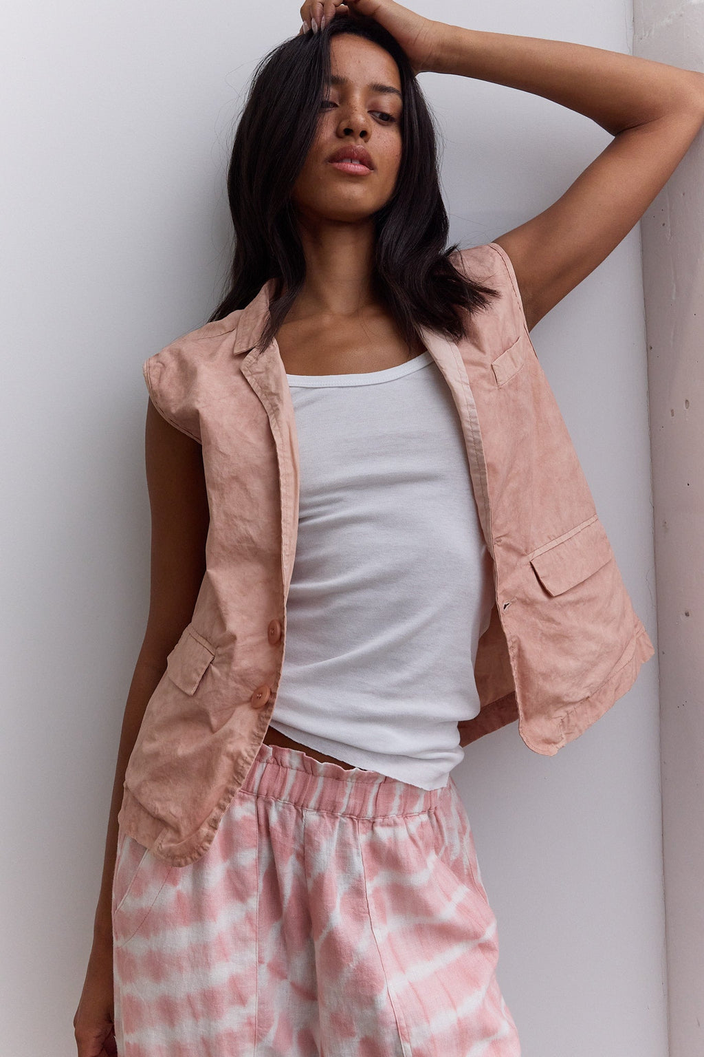 Grimes Mineral Print Vest