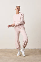 MARCO CROP COZY FLEECE SWEATSHIRT