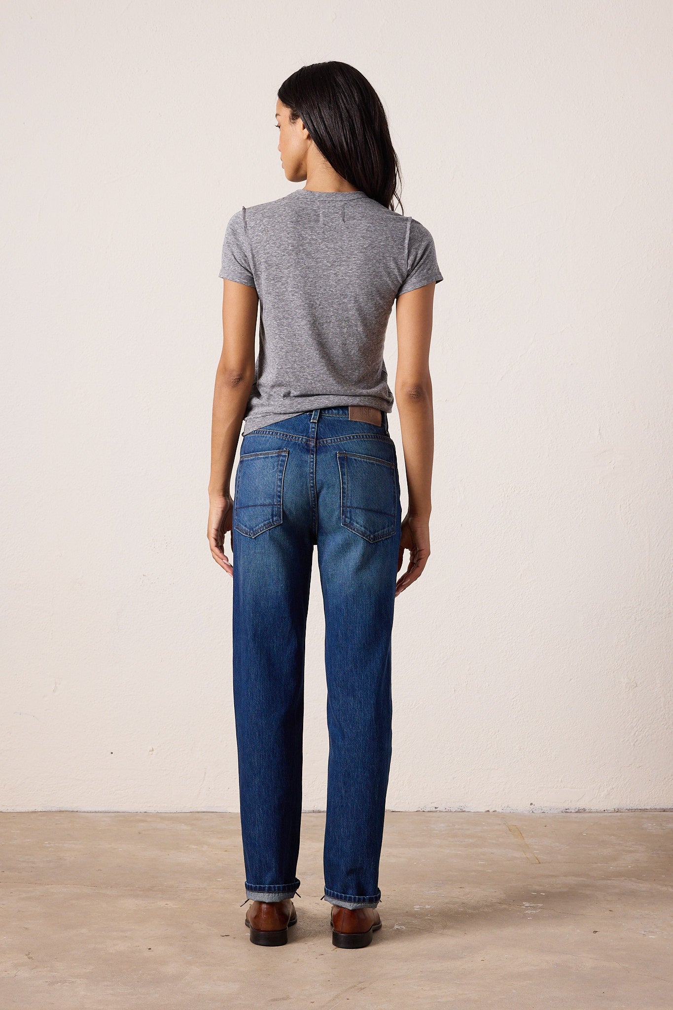 Owen Mid Rise Slim Straight Jean