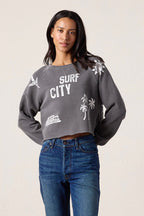 Marco Crop Loop Terry Surf City Sweatshirt
