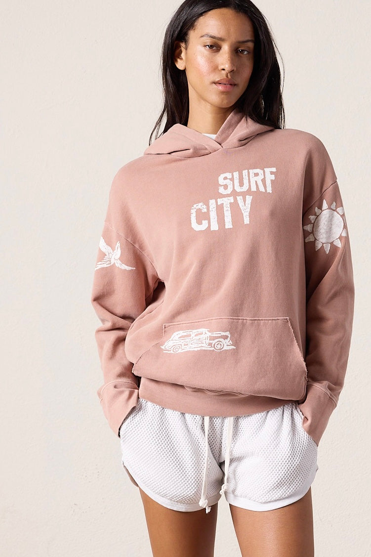 Ellis Relaxed Loop Terry Surf City Hoodie