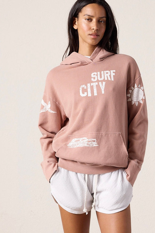 Ellis Relaxed Loop Terry Surf City Hoodie Hover Image