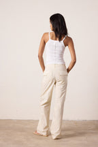 Elias Wide Leg Mineral Print Baker Pant