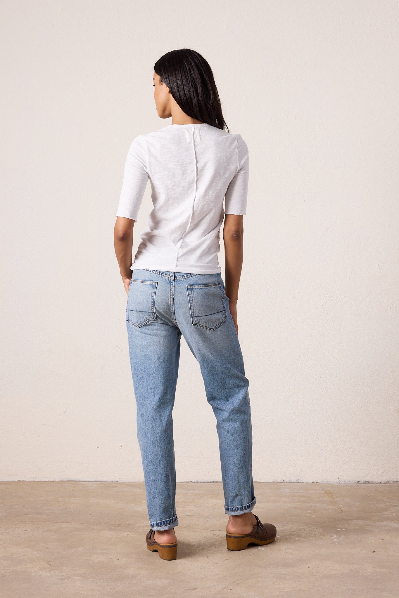 James Fitted Slub Jersey Henley