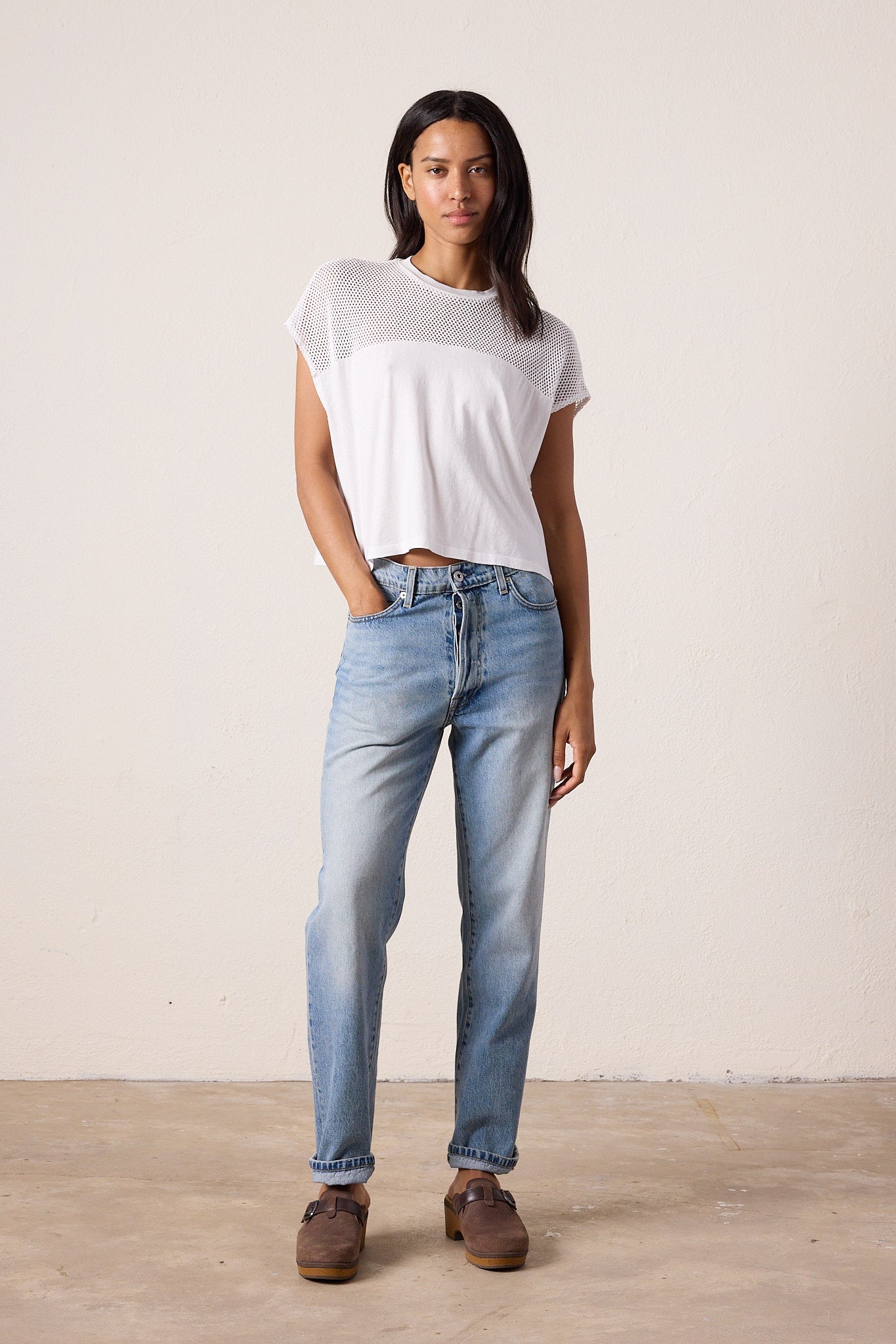 Noah Mesh Jersey Muscle Tank