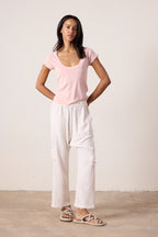 Shailey Paperbag Waist Linen Viscose  Pant