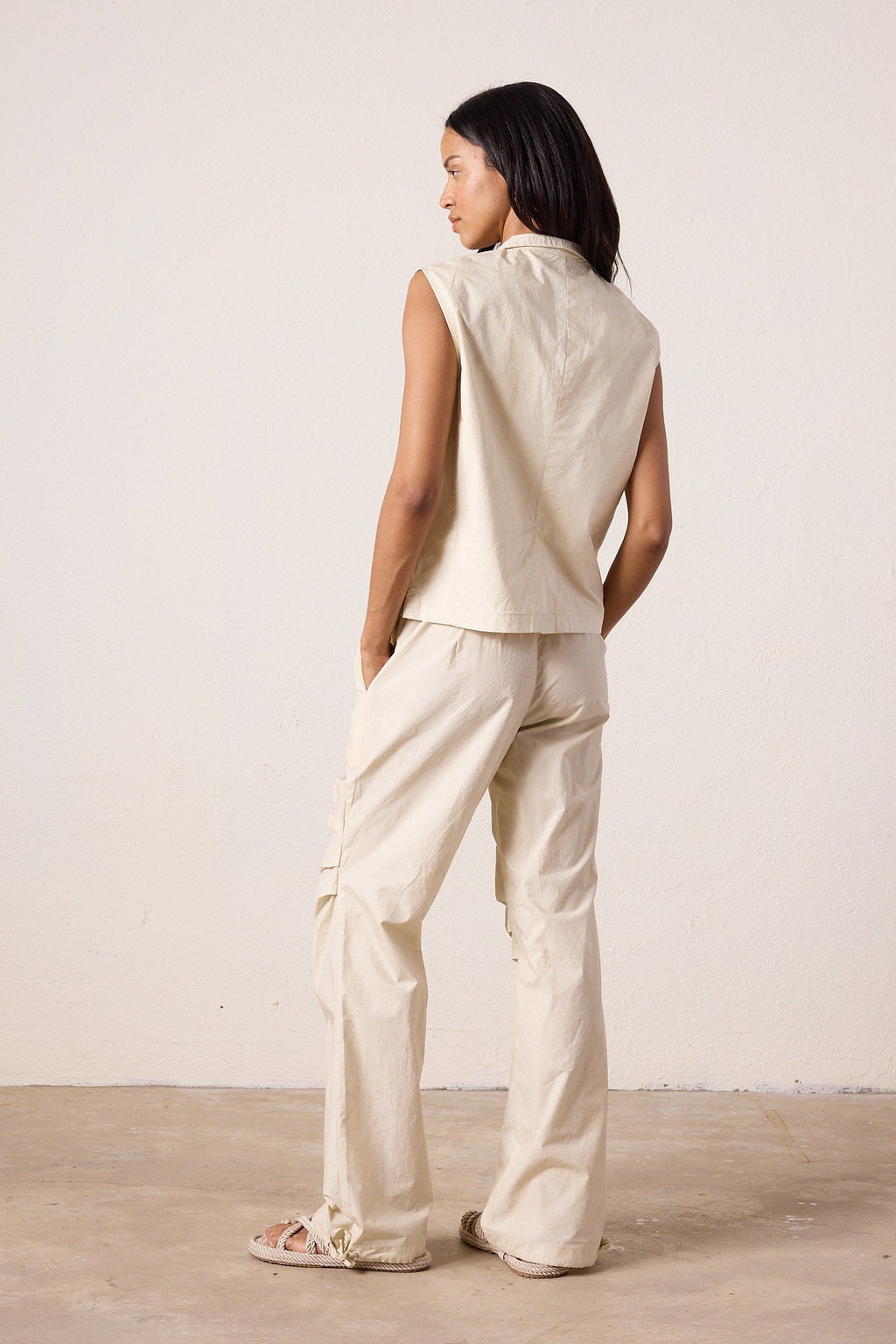 Danny Relaxed Mineral Print Drawstring Pant