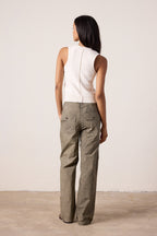 Elias Wide Leg Mineral Print Baker Pant