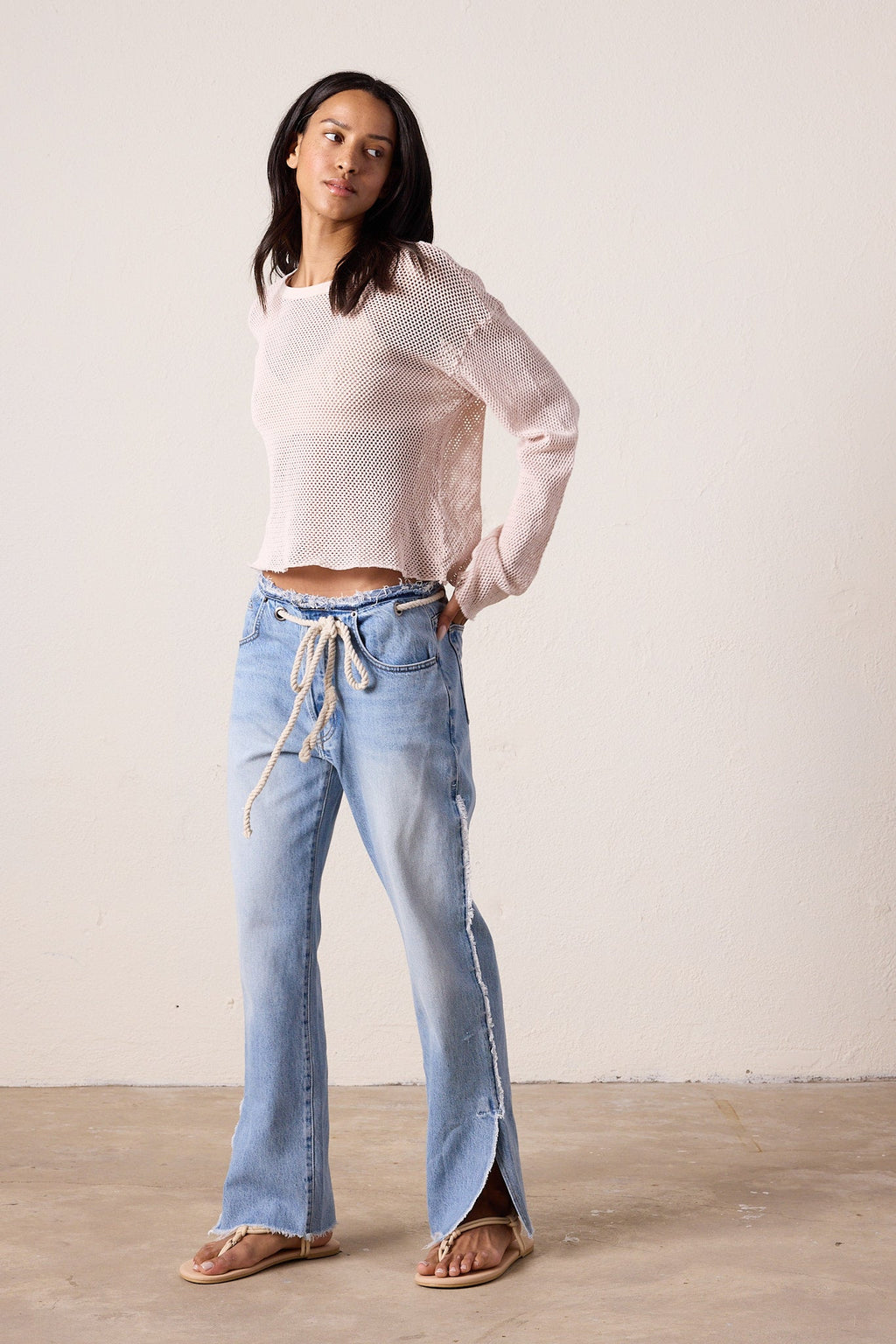 Laurel Boxy Mesh Tee