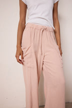 Sydney Wide Leg Linen Viscose Pant