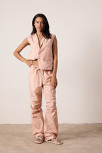 Danny Relaxed Mineral Print Drawstring Pant