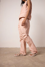 Danny Relaxed Mineral Print Drawstring Pant