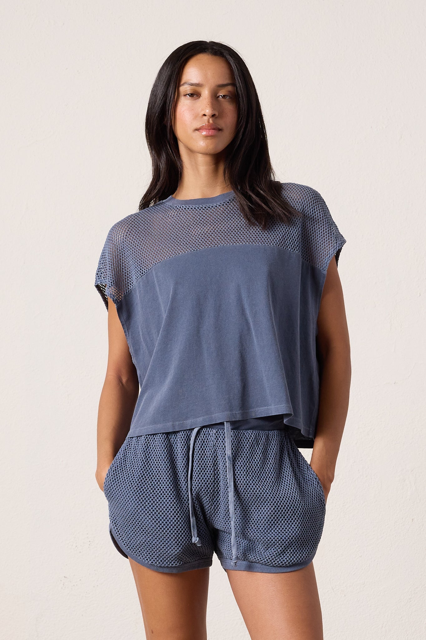 Noah Mesh Jersey Muscle Tank