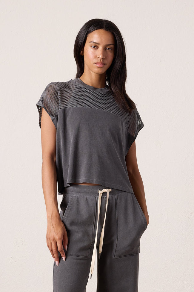 Noah Mesh Jersey Muscle Tank Hover Image