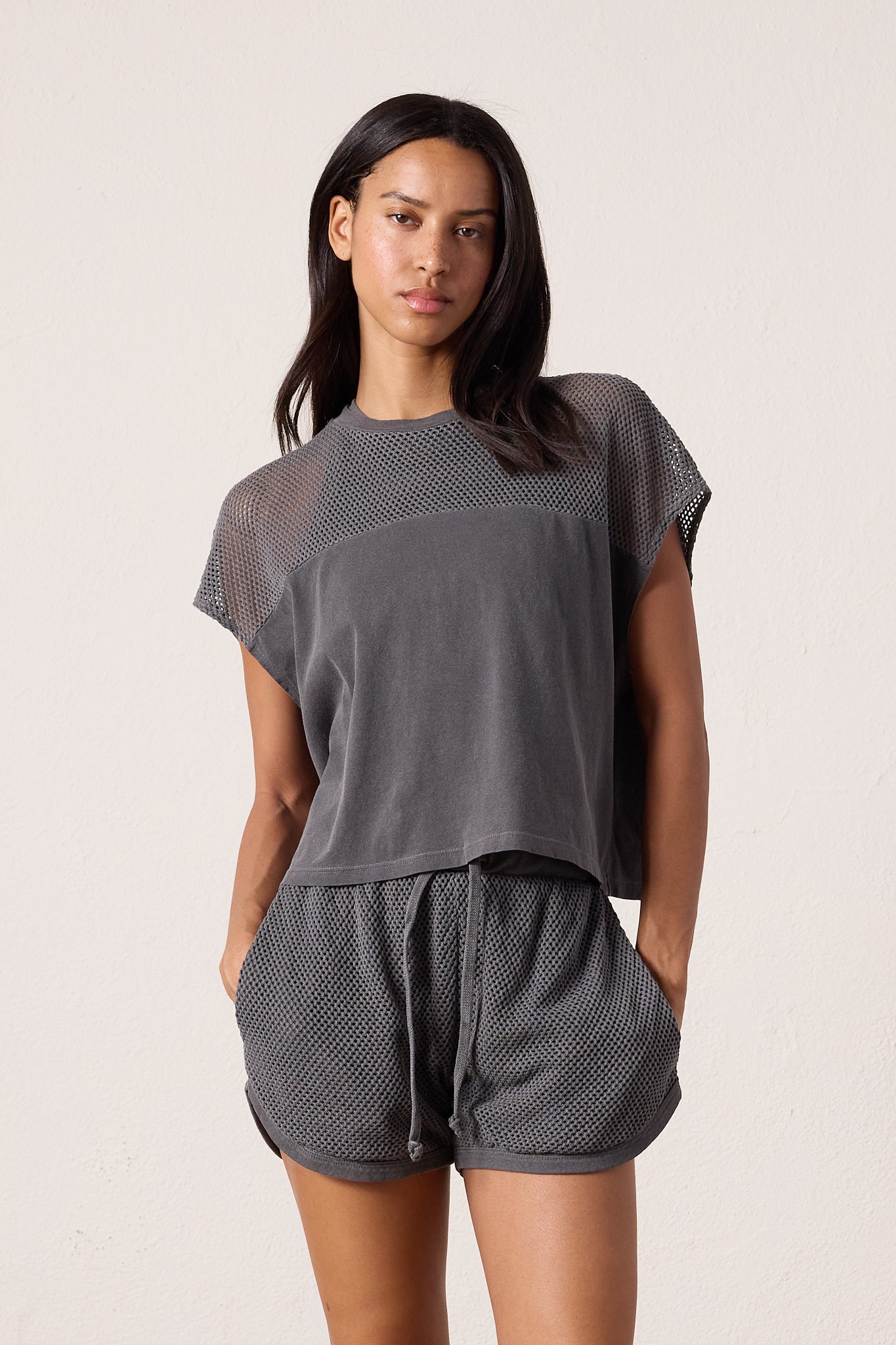 Noah Mesh Jersey Muscle Tank