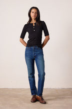 James Fitted Slub Jersey Henley