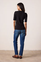 James Fitted Slub Jersey Henley