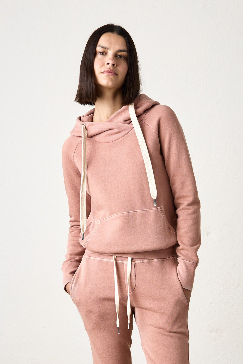 Lisse Fitted Loop Terry Hoodie