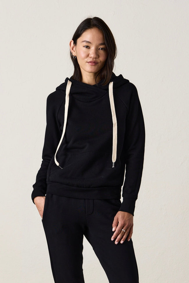 Lisse Fitted Loop Terry Hoodie Hover Image