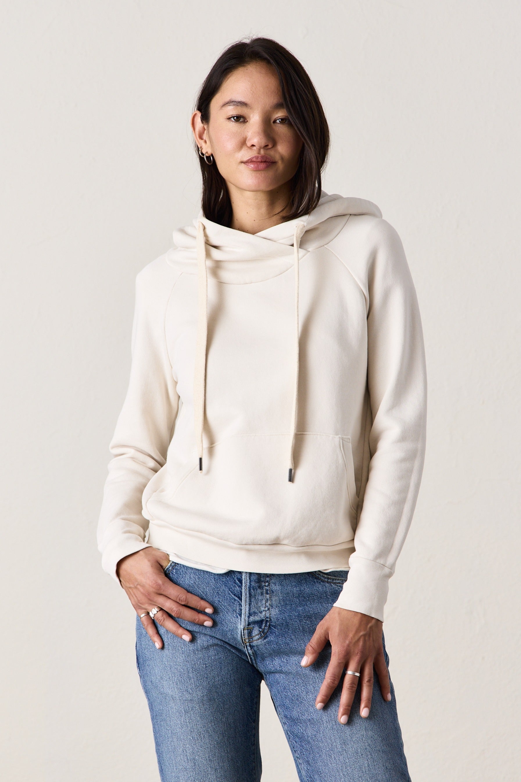 Lisse Fitted Loop Terry Hoodie
