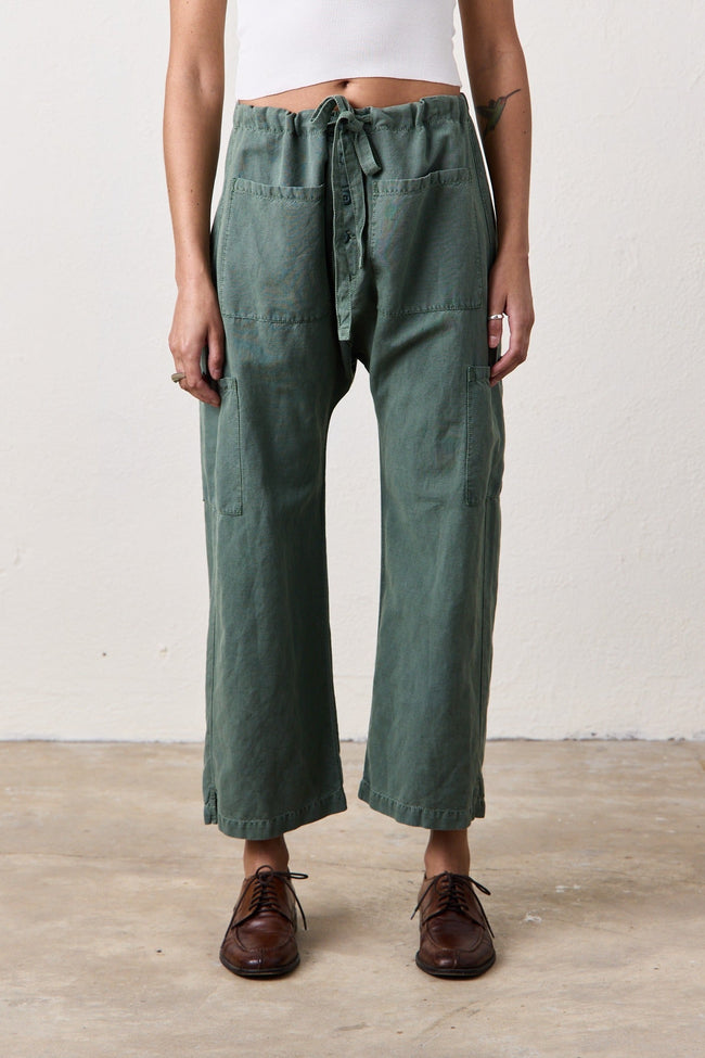 CARLSON LINEN COTTON TIE PANT Hover Image
