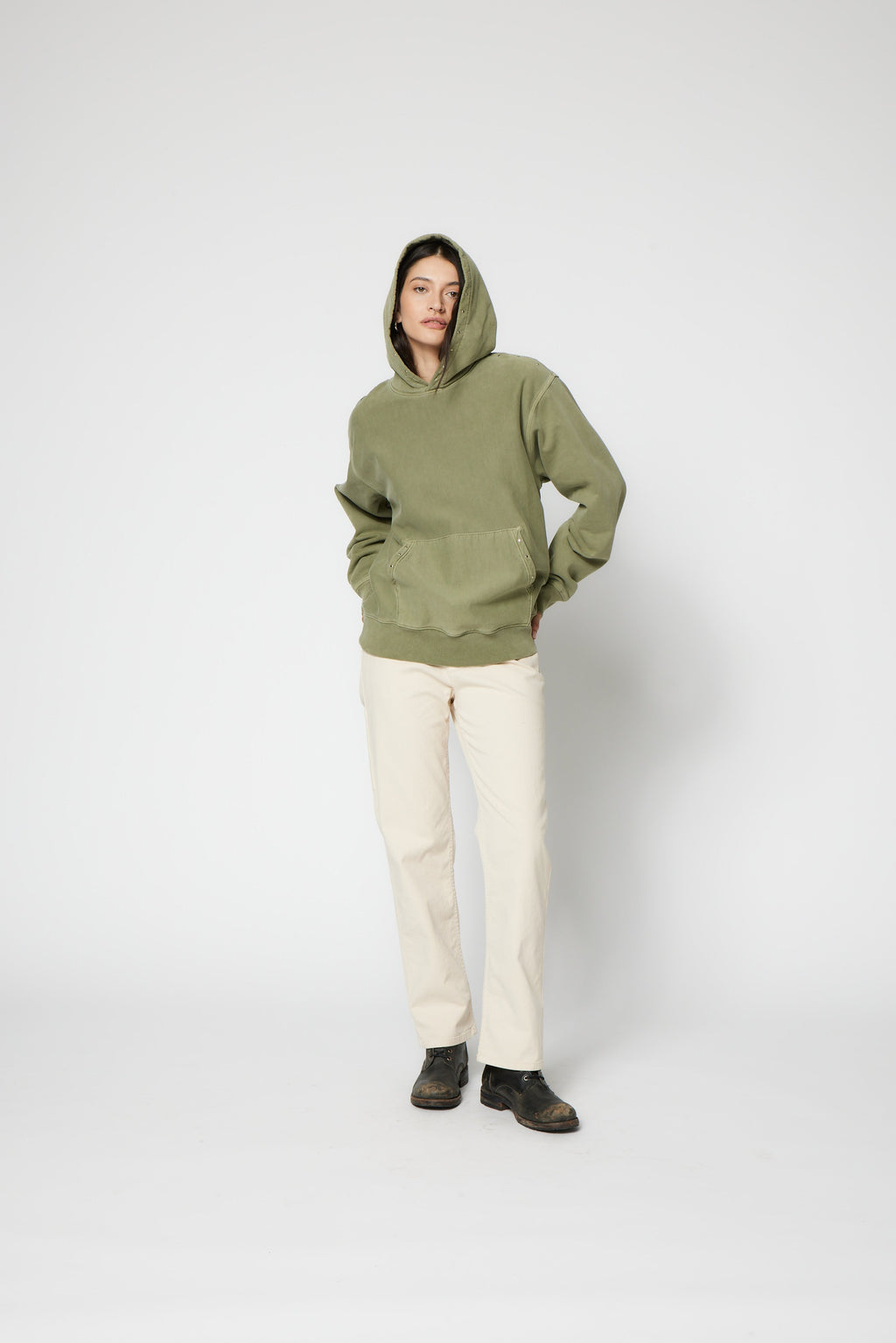 SRPLS Studded and Repaired Hoodie