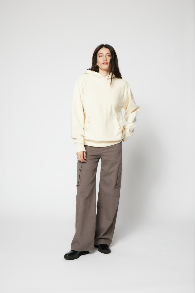 SRPLS Studded and Repaired Hoodie Hover Image